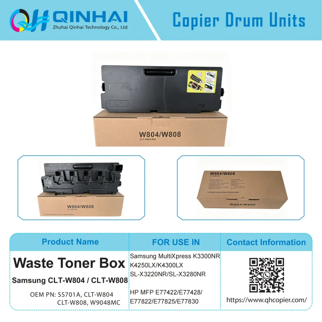 clt w804 / clt w808 waste toner box （ss701a/clt w804/ clt w808/w9048mc）