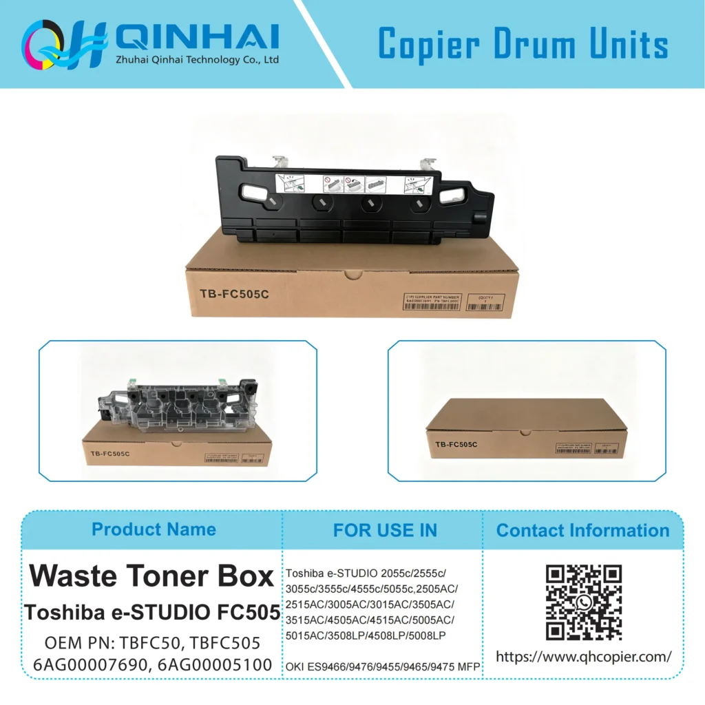 toshiba e studio fc50/fc505 waste toner box（tbfc50/tbfc505/6ag00007690/6ag00005100）