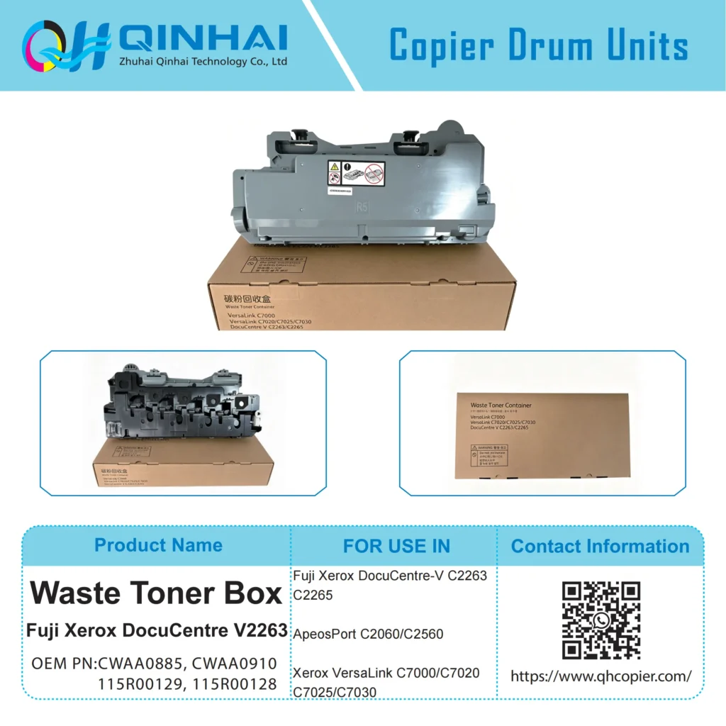fuji xerox docucentre v2263 waste toner box（cwaa0885/cwaa0910/115r00129/115r00128）
