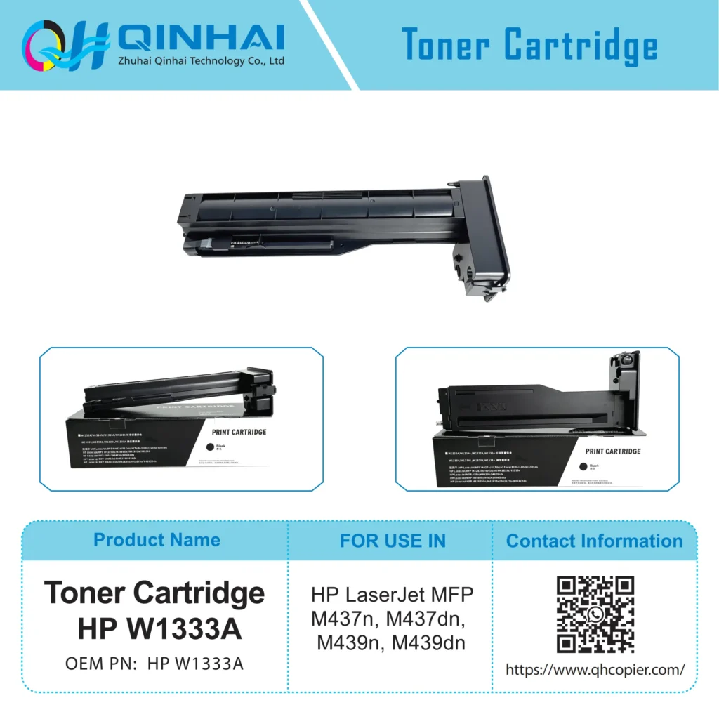 hp w1333a black toner cartridge original