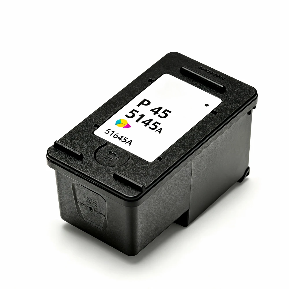hp45 black ink cartridge (oem 51645a) for hp inkjet printers & plotters