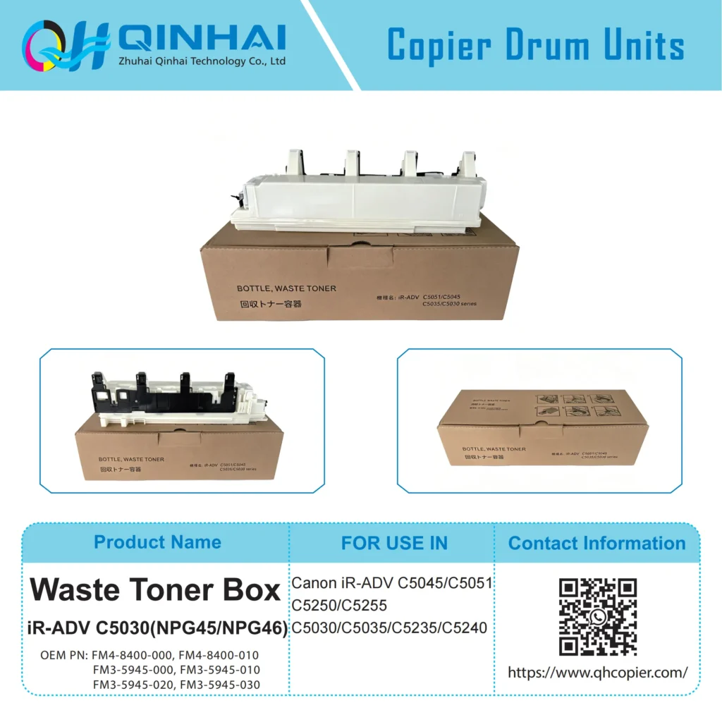 canon ir adv c5030 (npg45/npg46)waste toner box（fm4 8400 000/fm4 8400 010/fm3 5945 000/fm3 5945 010/fm3 5945 020/fm3 5945 030）