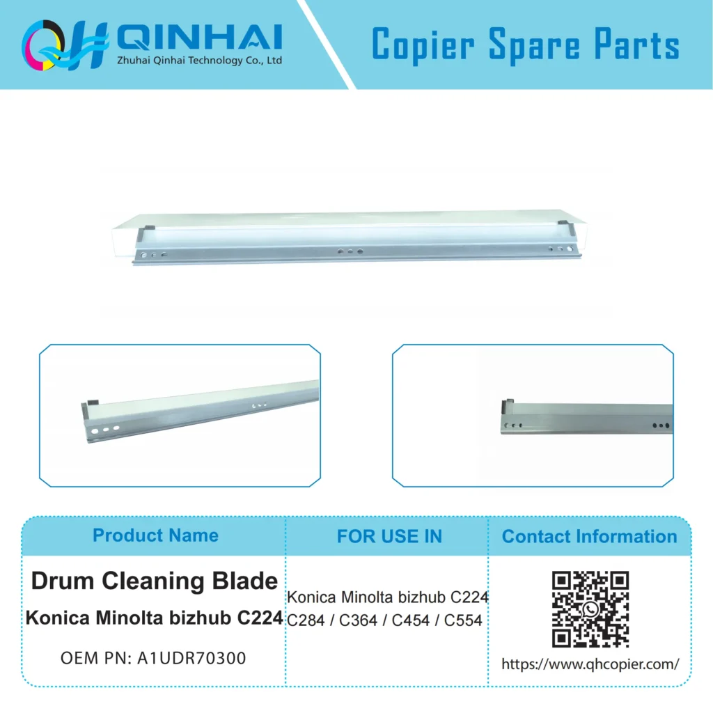 universal drum cleaning blade for konica minolta bizhub c224 / c284 / c364 color copier series