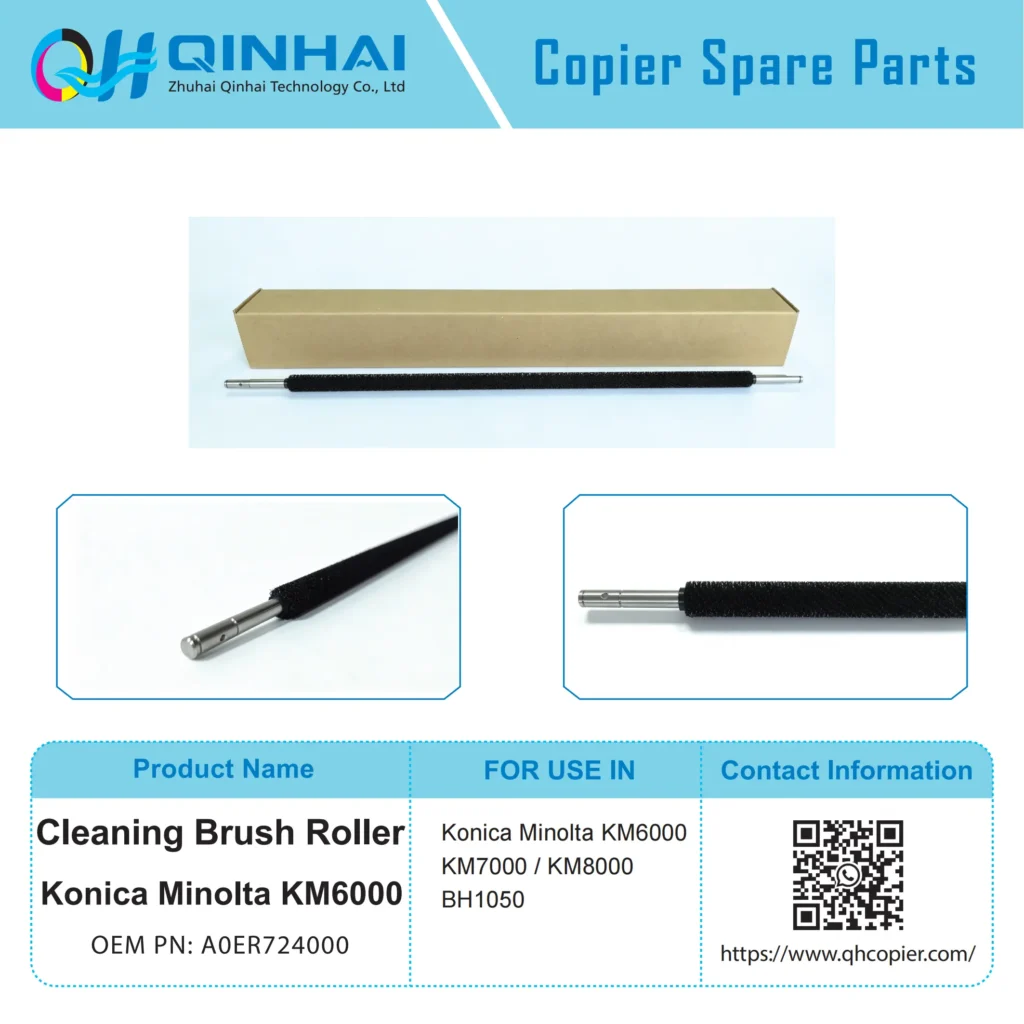 konica minolta km6000 opc drum cleaning sponge roller a0er724000