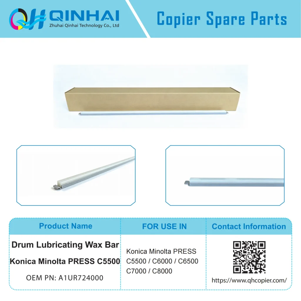 konica minolta press c5500 opc drum lubricating wax bar a1ur724000