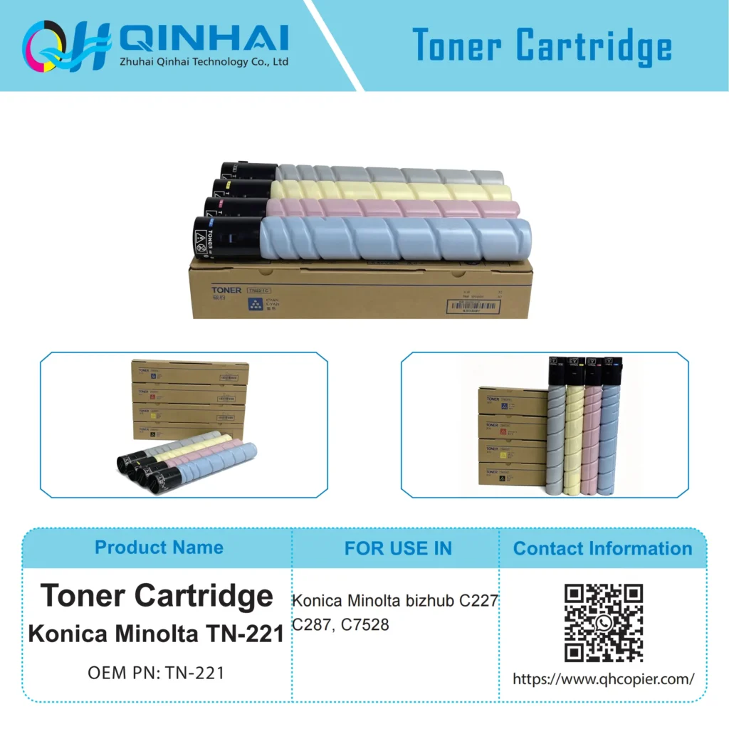 konica minolta tn 221 toner cartridge