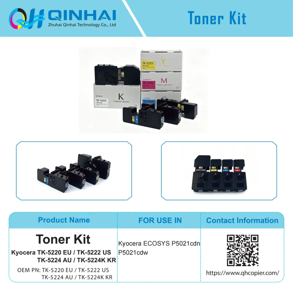 kyocera tk 5220 eu / tk 5222 us / tk 5224 au / tk 5224k kr toner kit