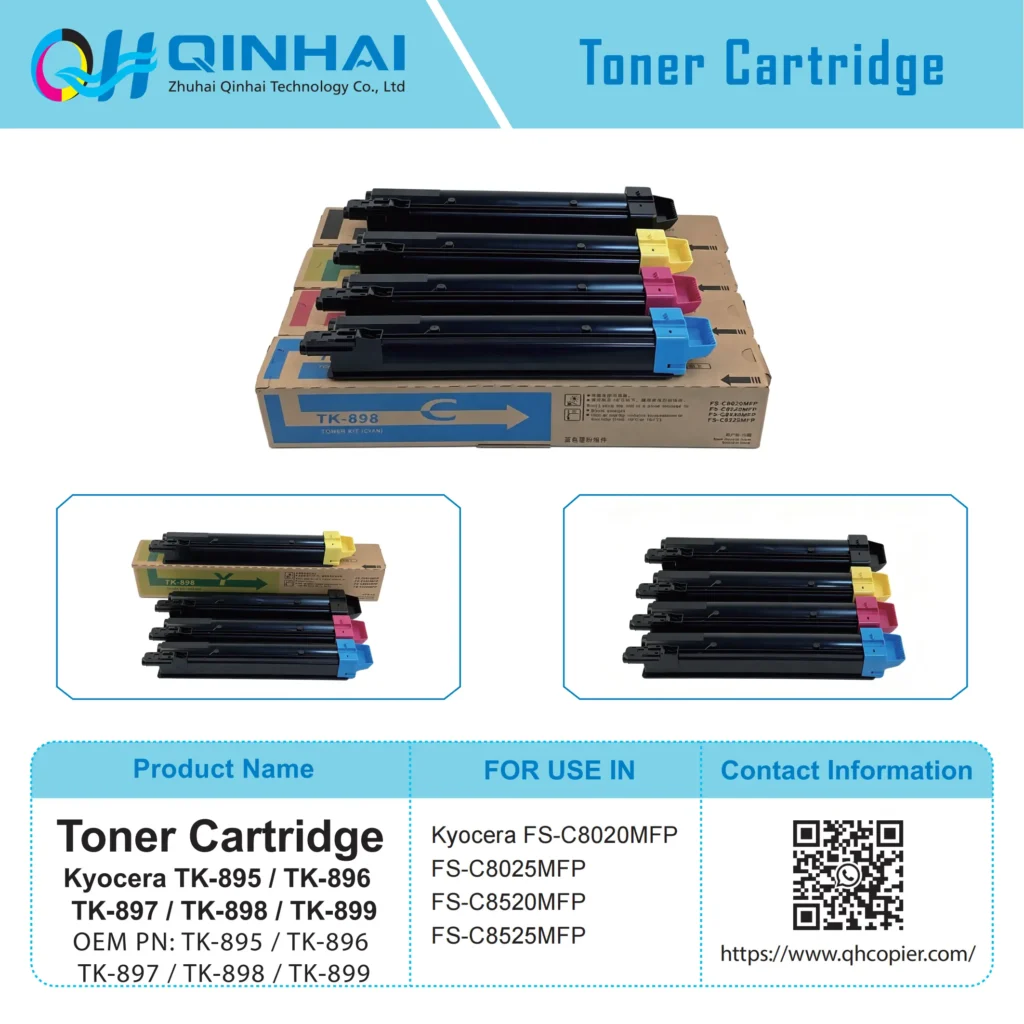 kyocera tk 895 / tk 896 / tk 897 / tk 898 / tk 899 toner cartridge