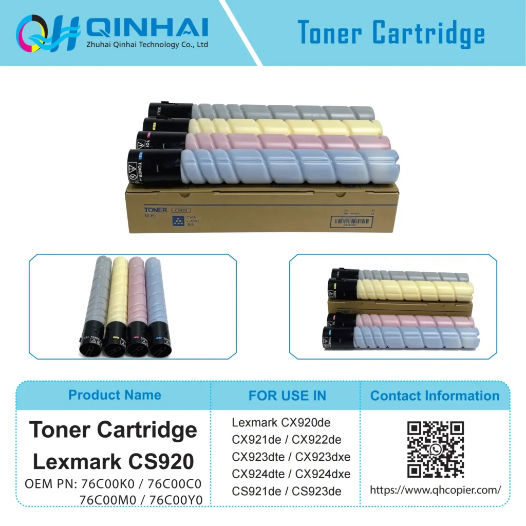 lexmark cs920 toner cartridge (standard version) 76c00k0 / 76c00c0 / 76c00m0 / 76c00y0
