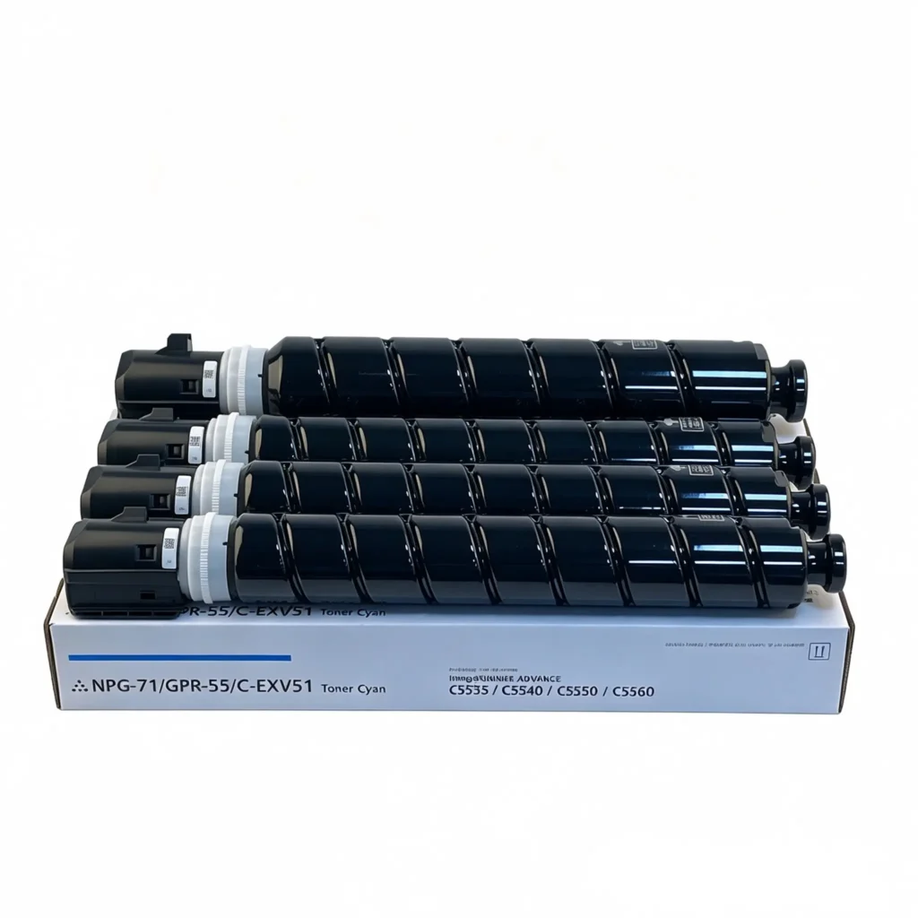 canon npg 71/gpr 55/c exv51 color toner cartridge
