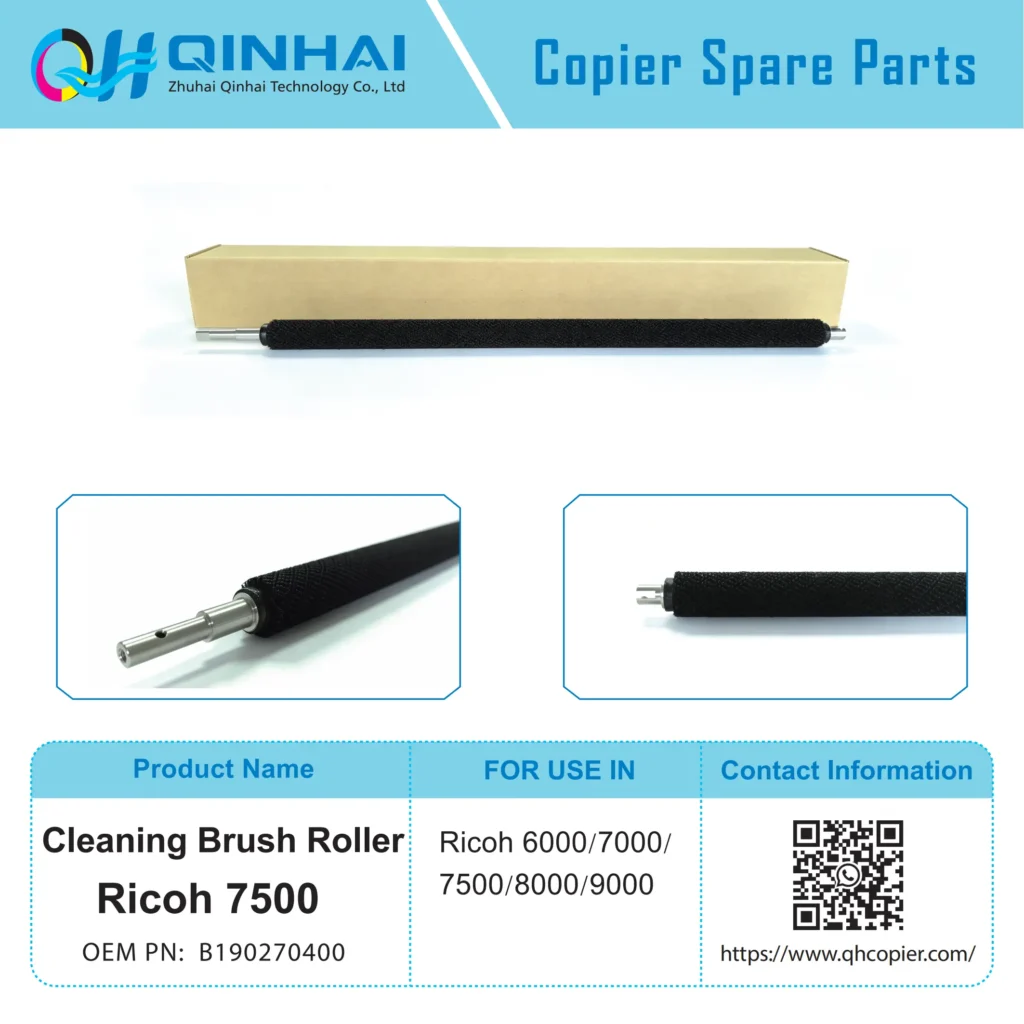 ricoh 7500 transfer belt cleaning brush roller b190270400