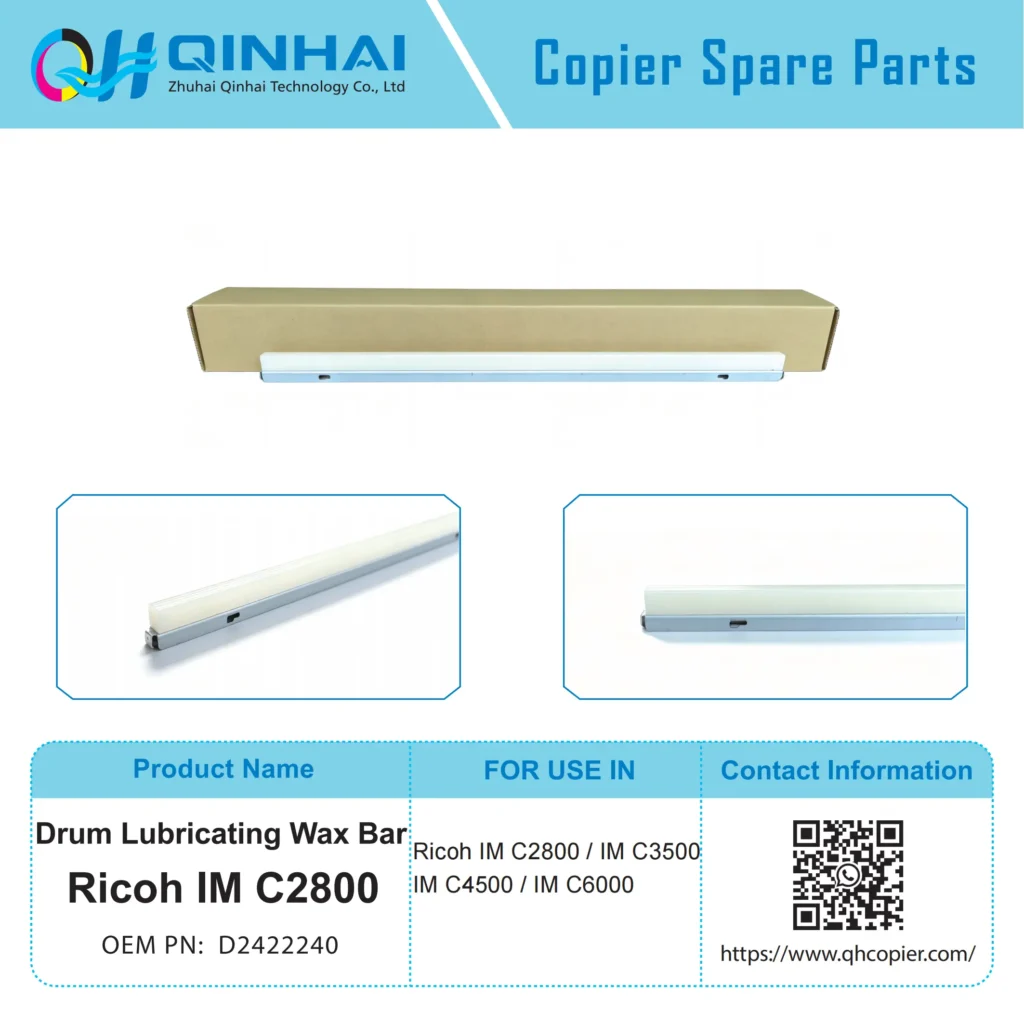 ricoh im c2800 opc drum lubricating wax bar d2422240