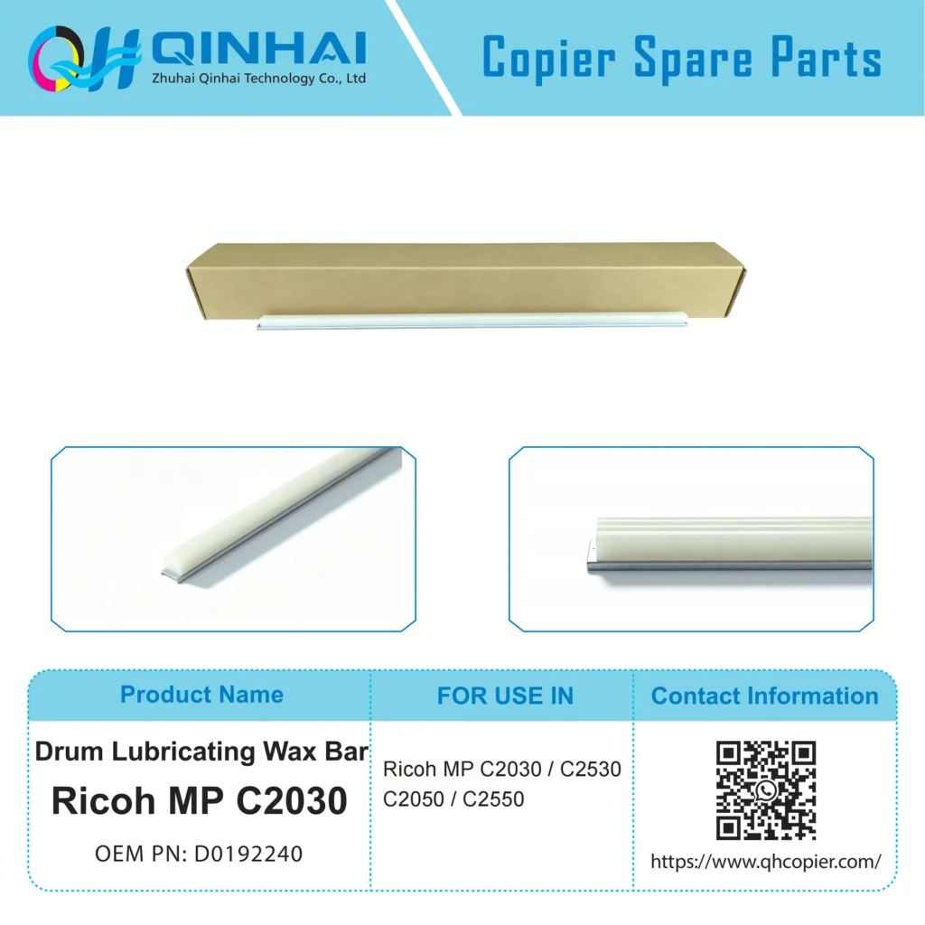 ricoh mp c2030 opc drum lubricating wax bar d0192240