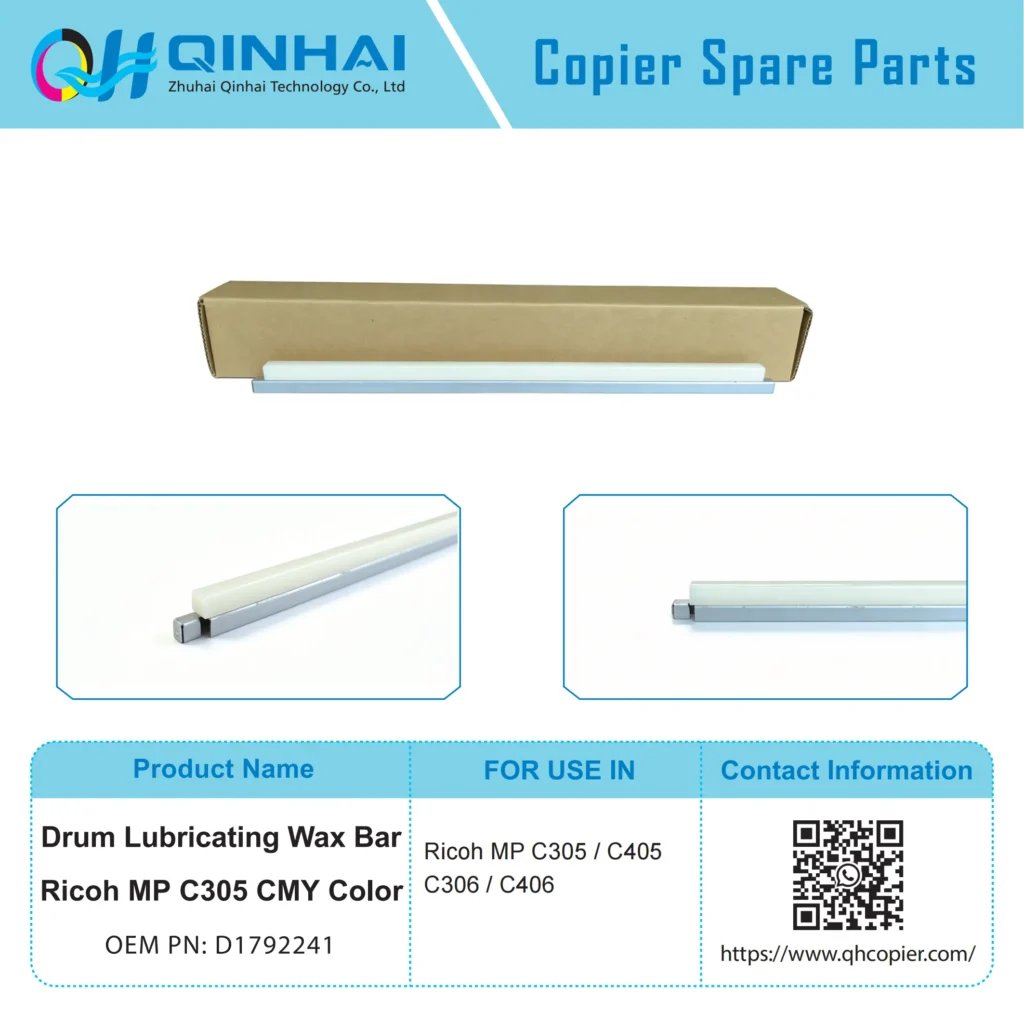 ricoh mp c305 black opc drum lubricating wax bar d1792240