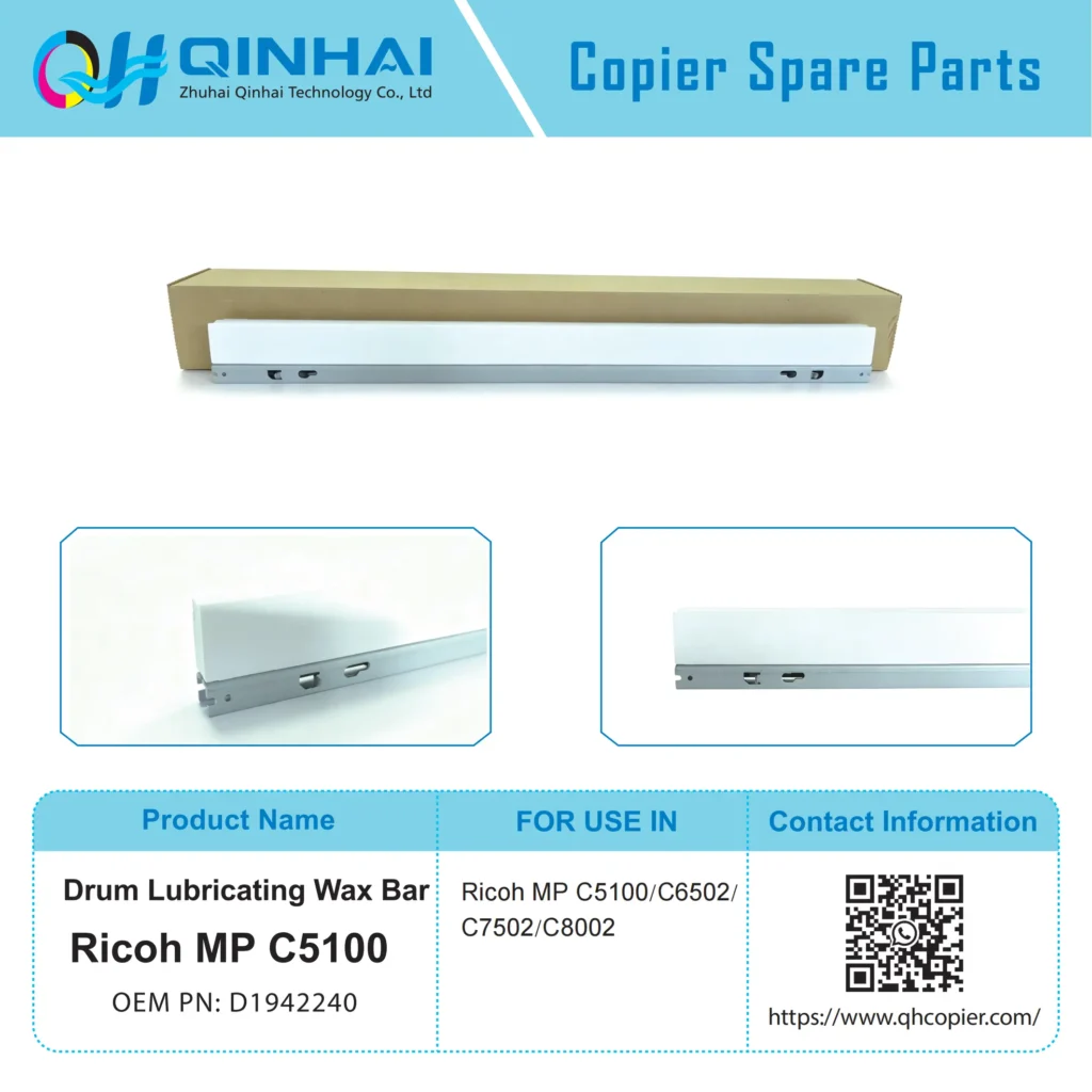 ricoh mp c5100 opc drum lubricating wax bar d1942240