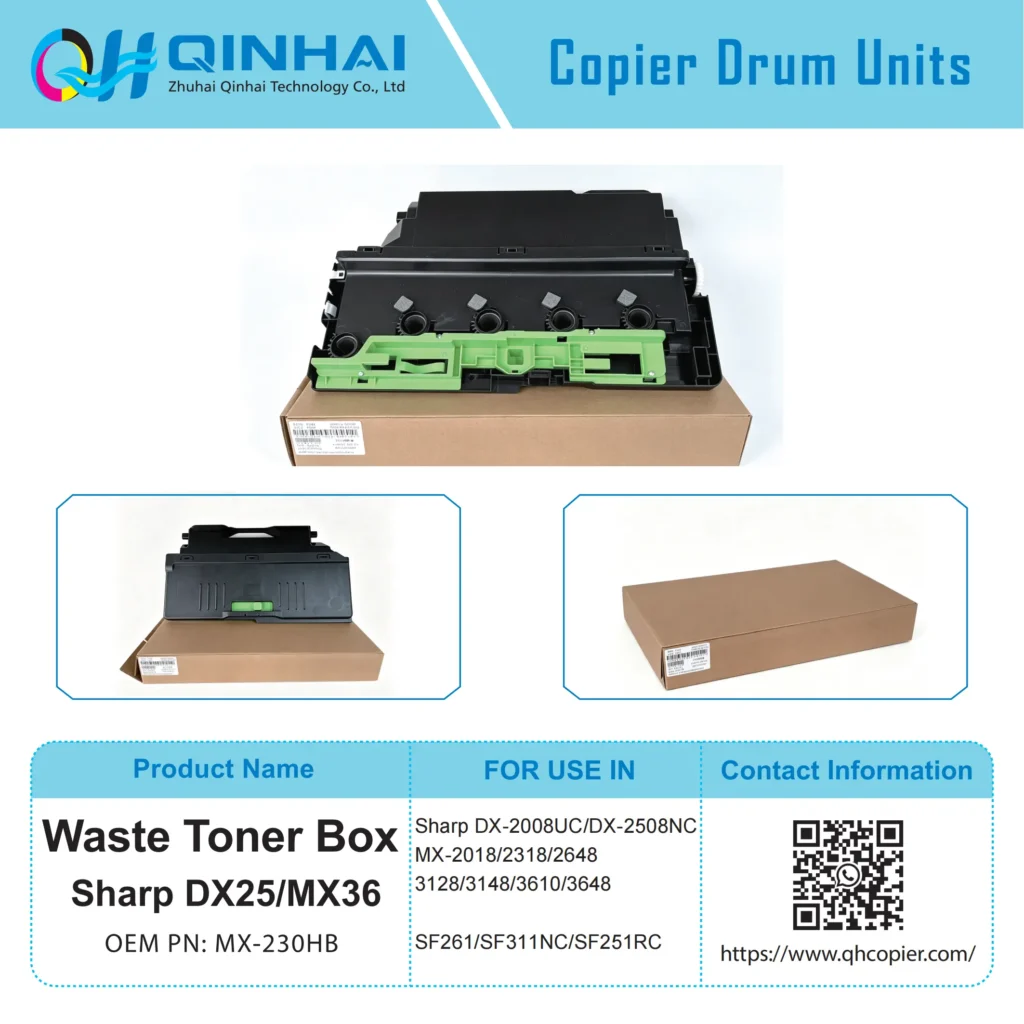 sharp dx25/mx36 waste toner box（mx 230hb/cbox 0195ds51）