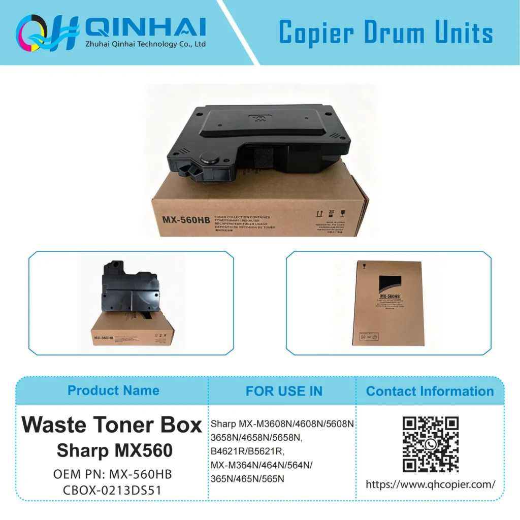 sharp mx560 waste toner box（mx 560hb/cbox 0213ds51）