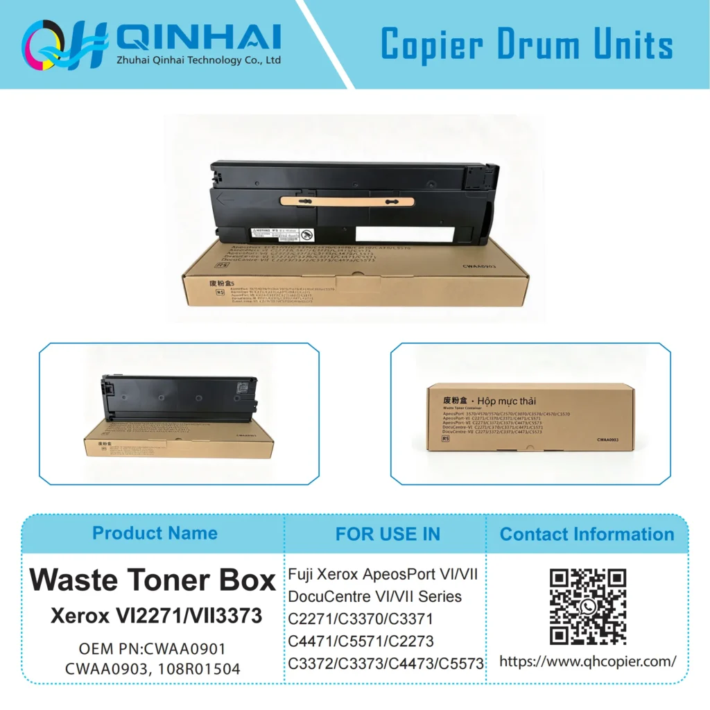 xerox vi2271/vii3373 waste toner box（ cwaa0901/cwaa0903/108r01504）
