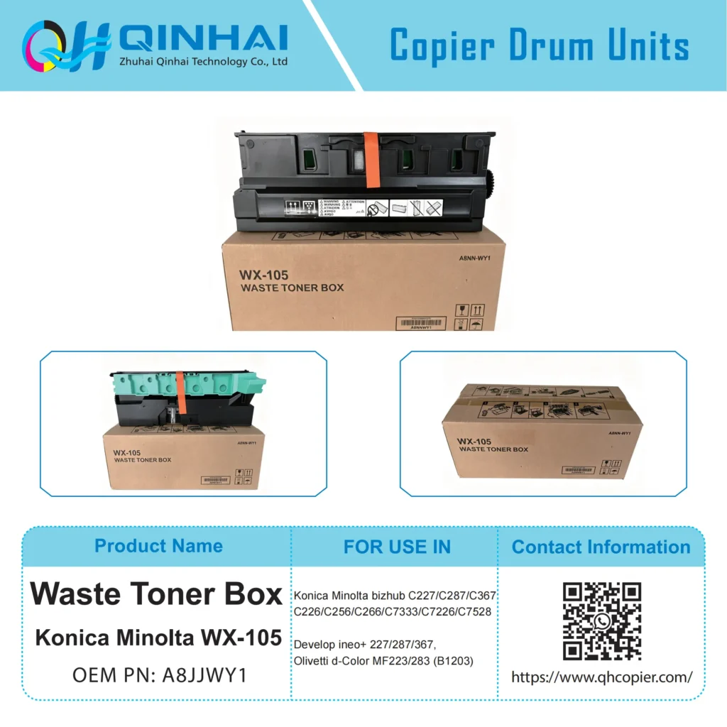 konica minolta wx 105 waste toner box（a8jjwy1）