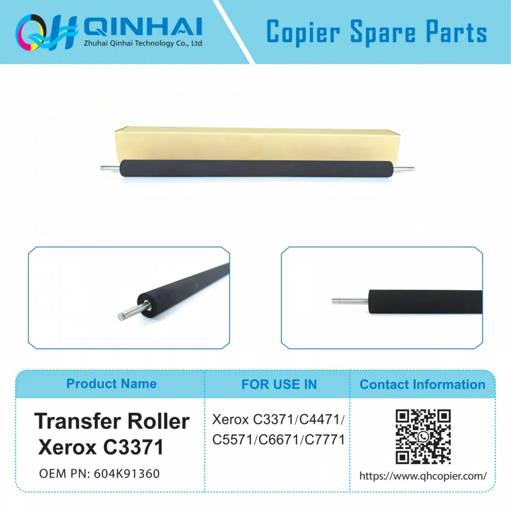 xerox c3371 transfer roller 604k91360
