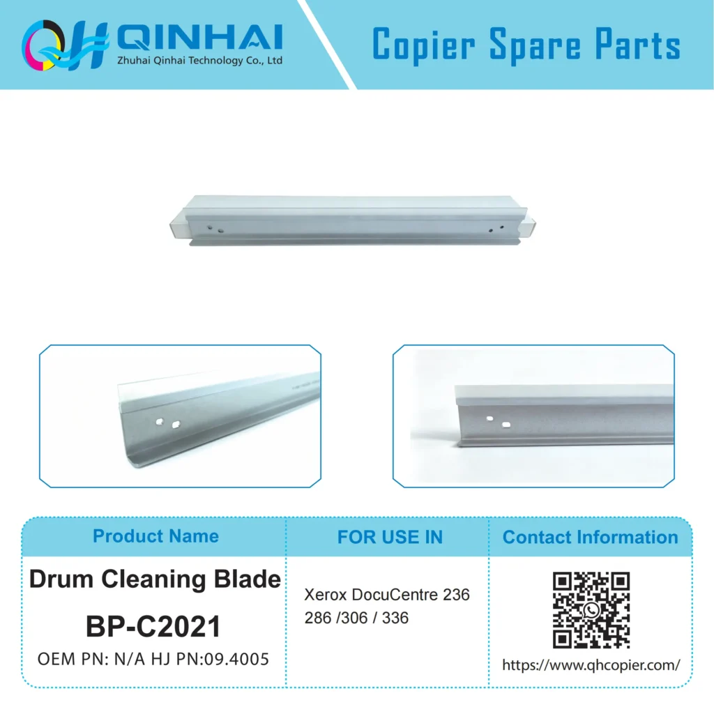 xerox x286 integrated drum cleaning blade with bracket (oem code: 033k98760)
