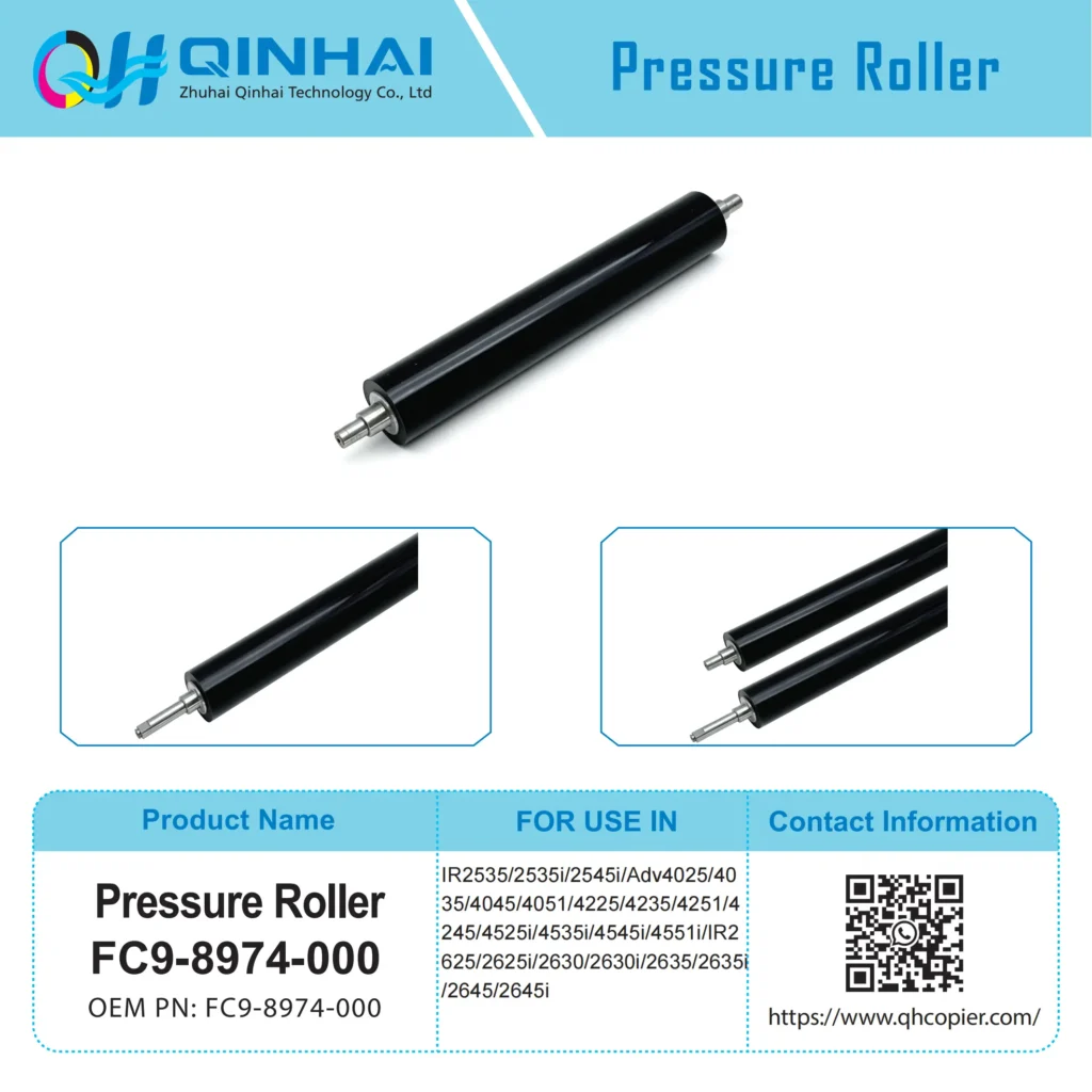 canon fc9 8974 000 fuser lower pressure roller oem code: fc9 8974 000