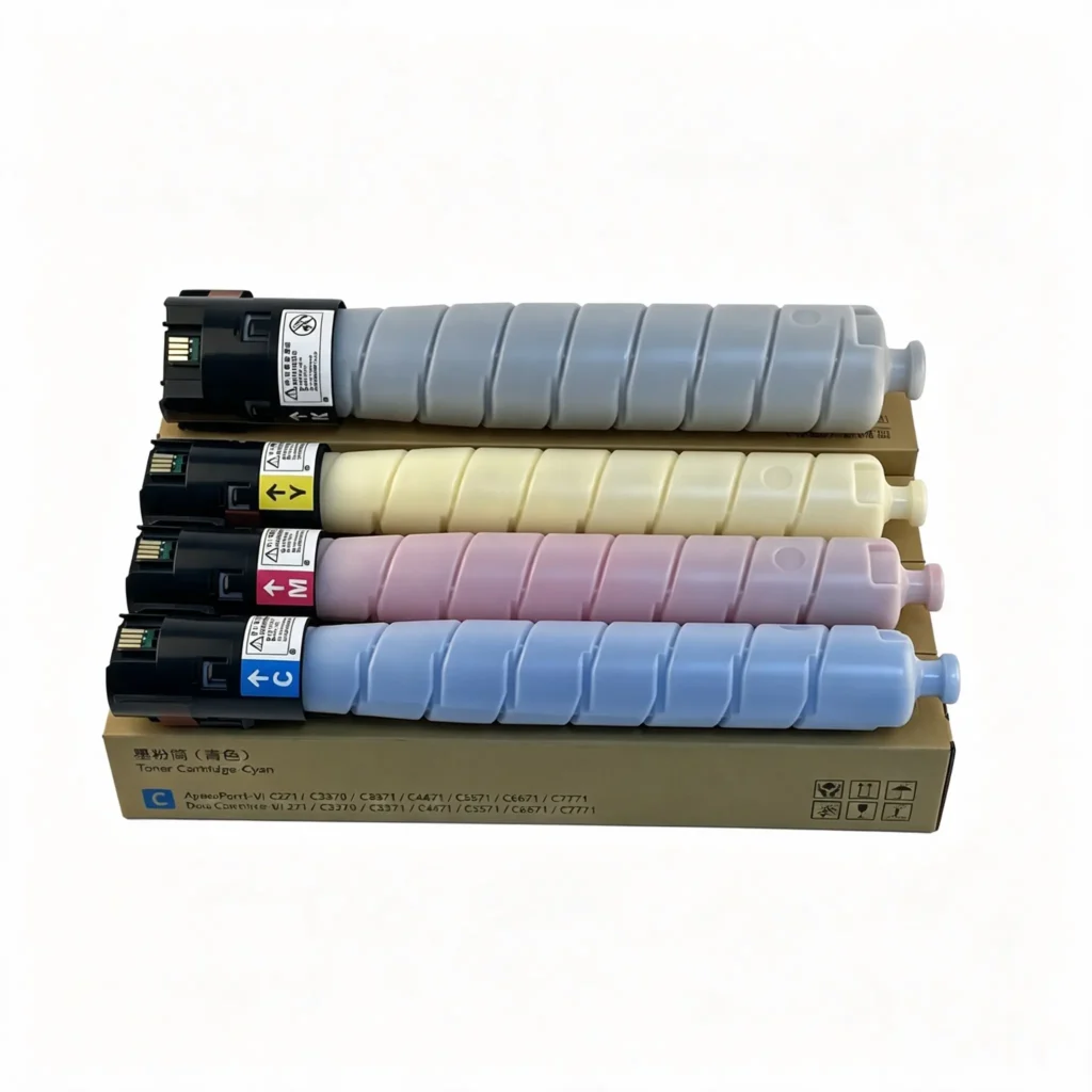 fuji xerox vi2271 / vii3371 color toner cartridge bk: ct202642, c: ct202643, m: ct202644, y: ct202645