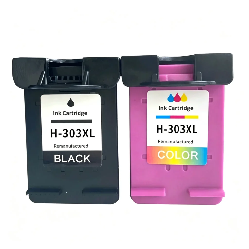 hp 303 black / 303 tri color ink cartridge oem code: t6n02ae (black 303 bk), t6n01ae (tri color 303 color)