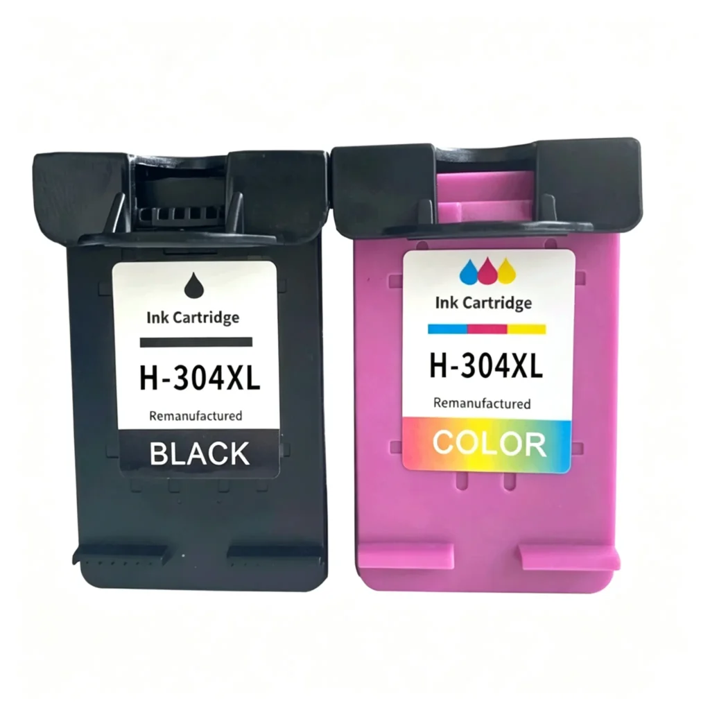 hp 304 black / 304 tri color ink cartridge oem code: n9k06ae (304 black), n9k05ae (304 tri color)