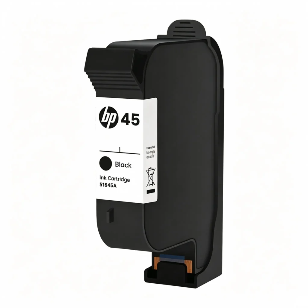 hp 45 black ink cartridge oem code: 51645a