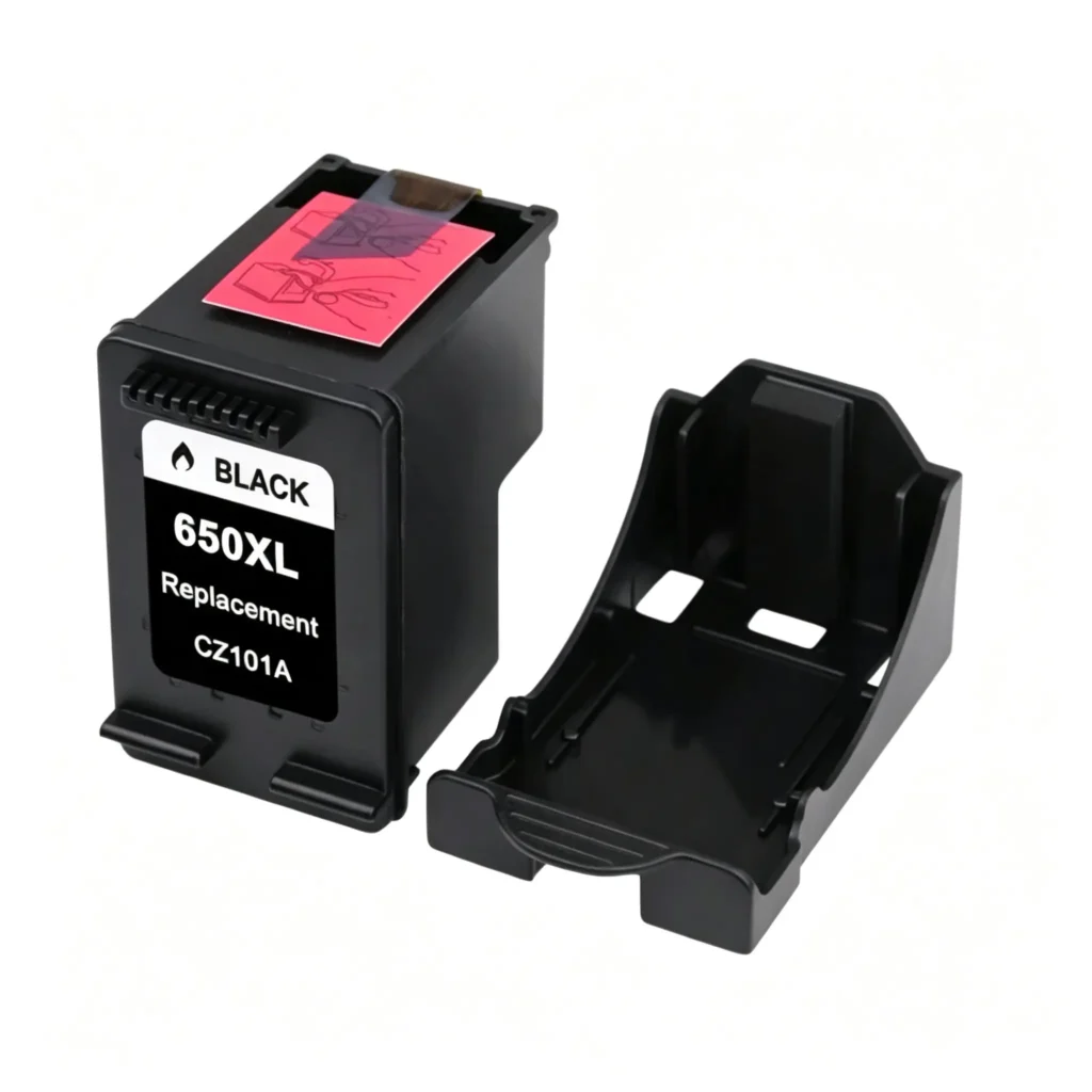 hp 650 black / 650 tri color ink cartridge oem code: cz101ae (650 black), cz102ae (650 tri color)
