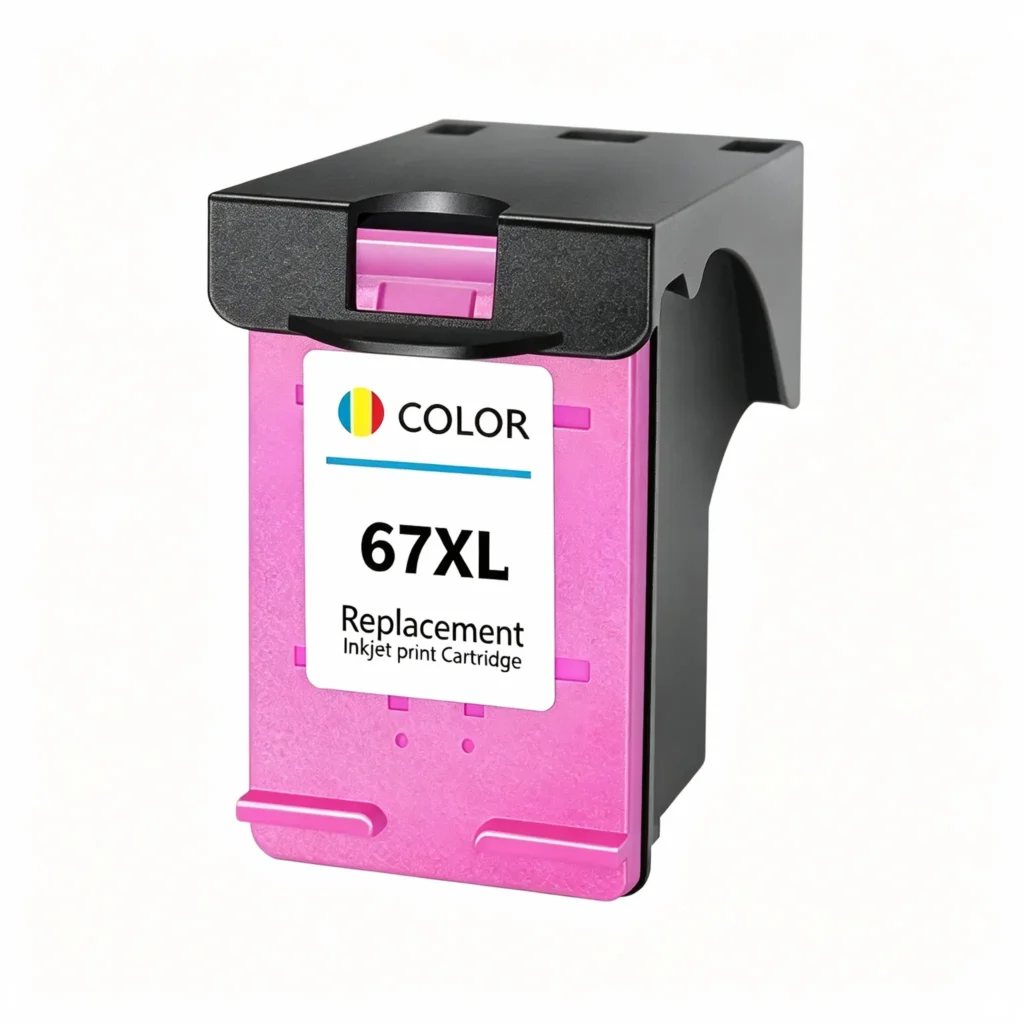 hp 67 black & tri color ink cartridge oem code: 3ym57aa(black), 3ym58aa(color)