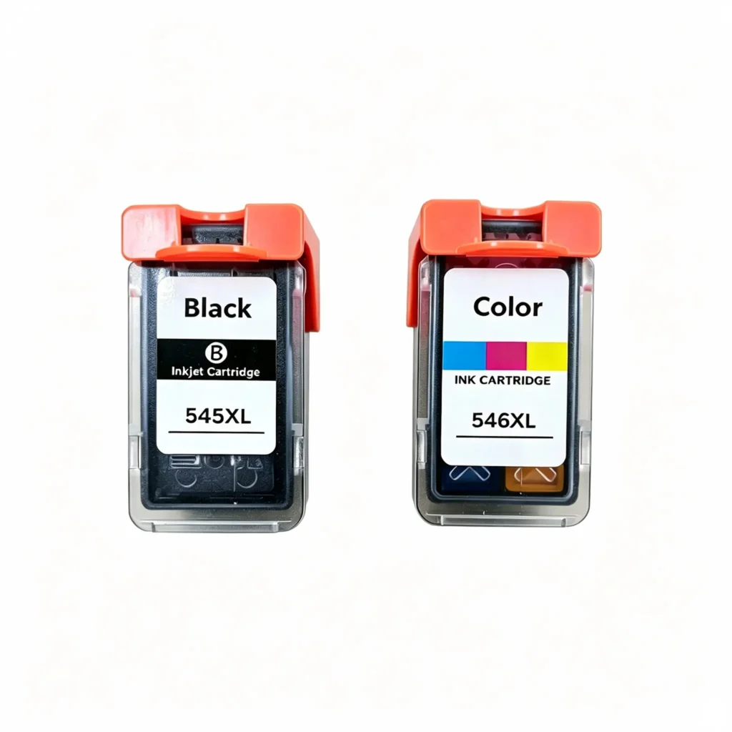 pg 545 black ink cartridge, cl 546 color ink cartridge oem code: pg 545(black), cl 546(color)