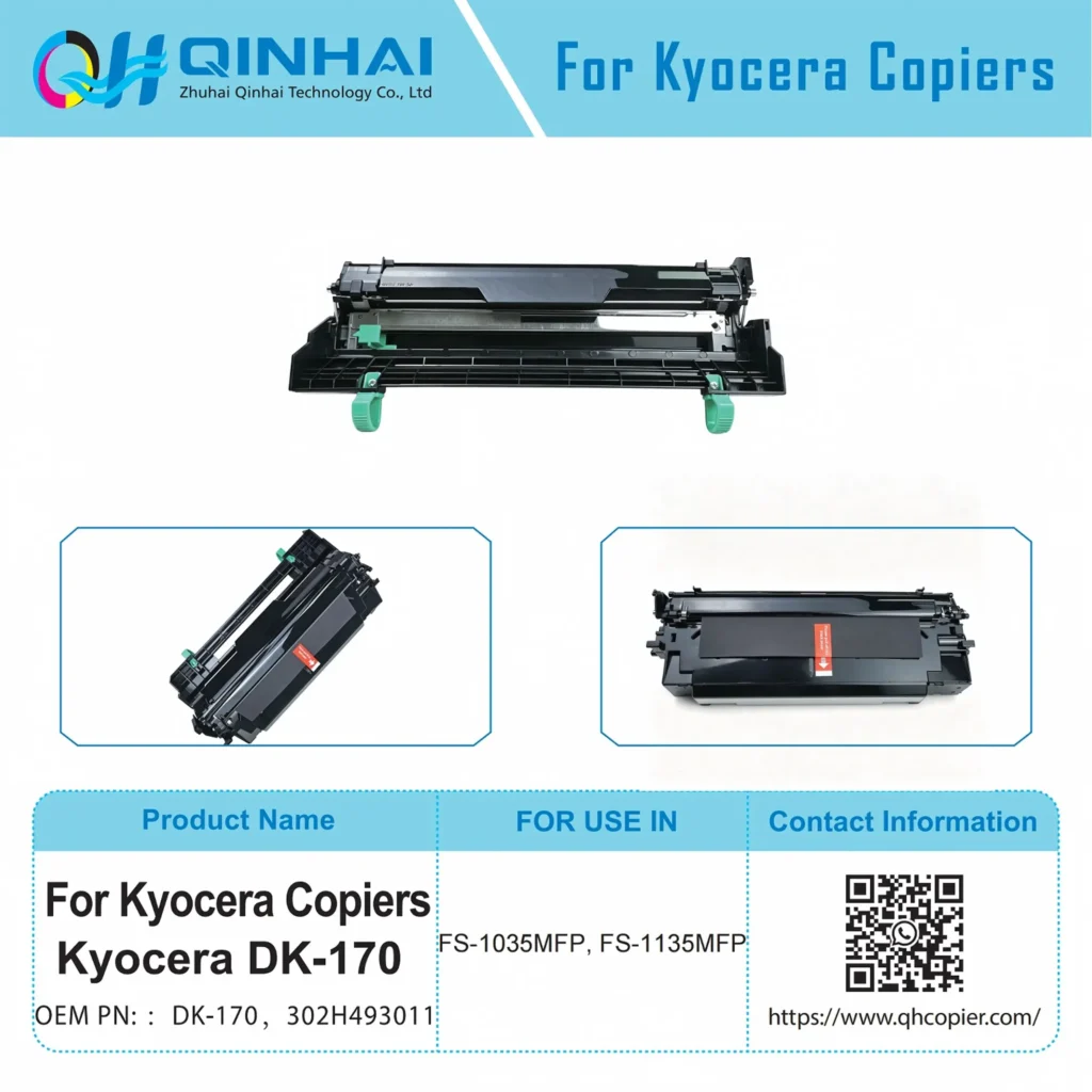 kyocera dk 170 drum unit oem code: dk 170，302h493011