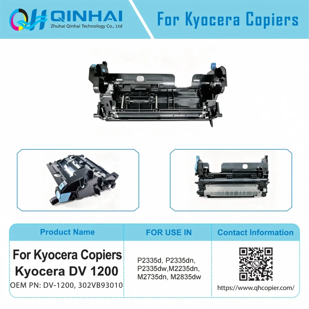 kyocera dv 1200 developer unit oem code：dv 1200, 302vb93010