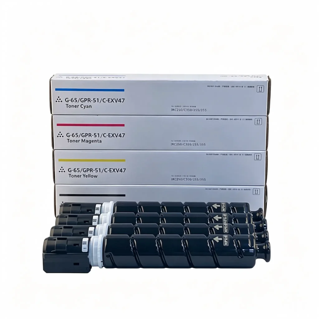 canon npg 65/gpr 51/c exv47 color digital multifunction copier toner cartridge