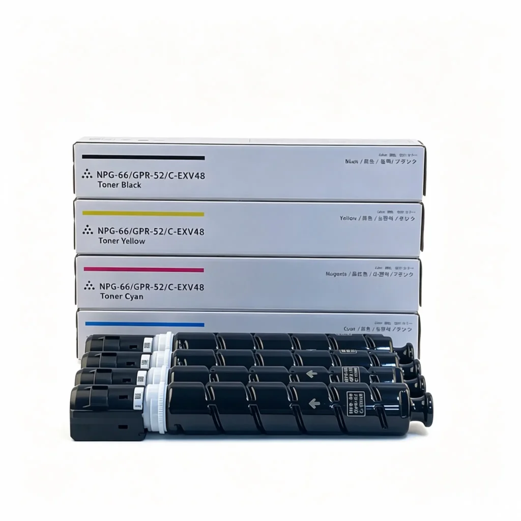 canon npg 66/gpr 52/c exv48 color digital multifunction copier toner cartridge
