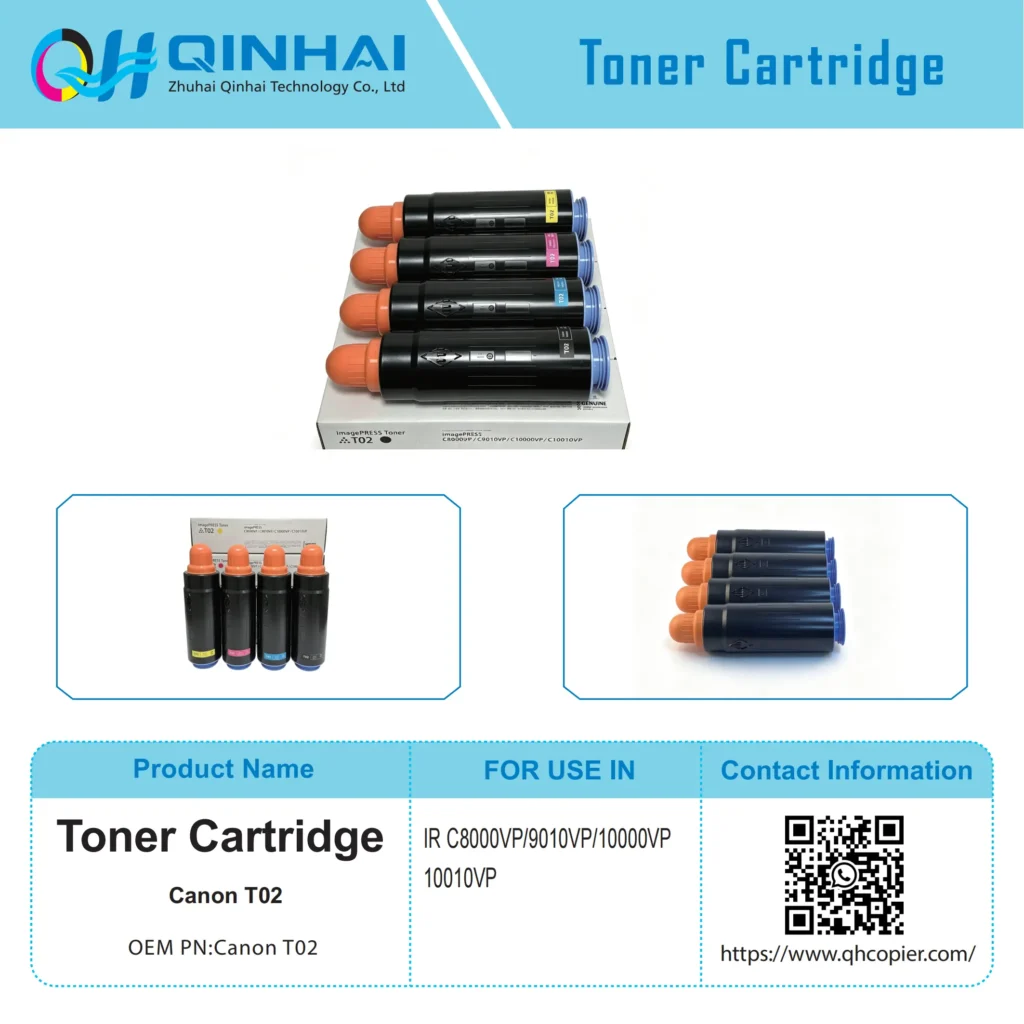 canon t02 production color digital multifunction copier toner cartridge