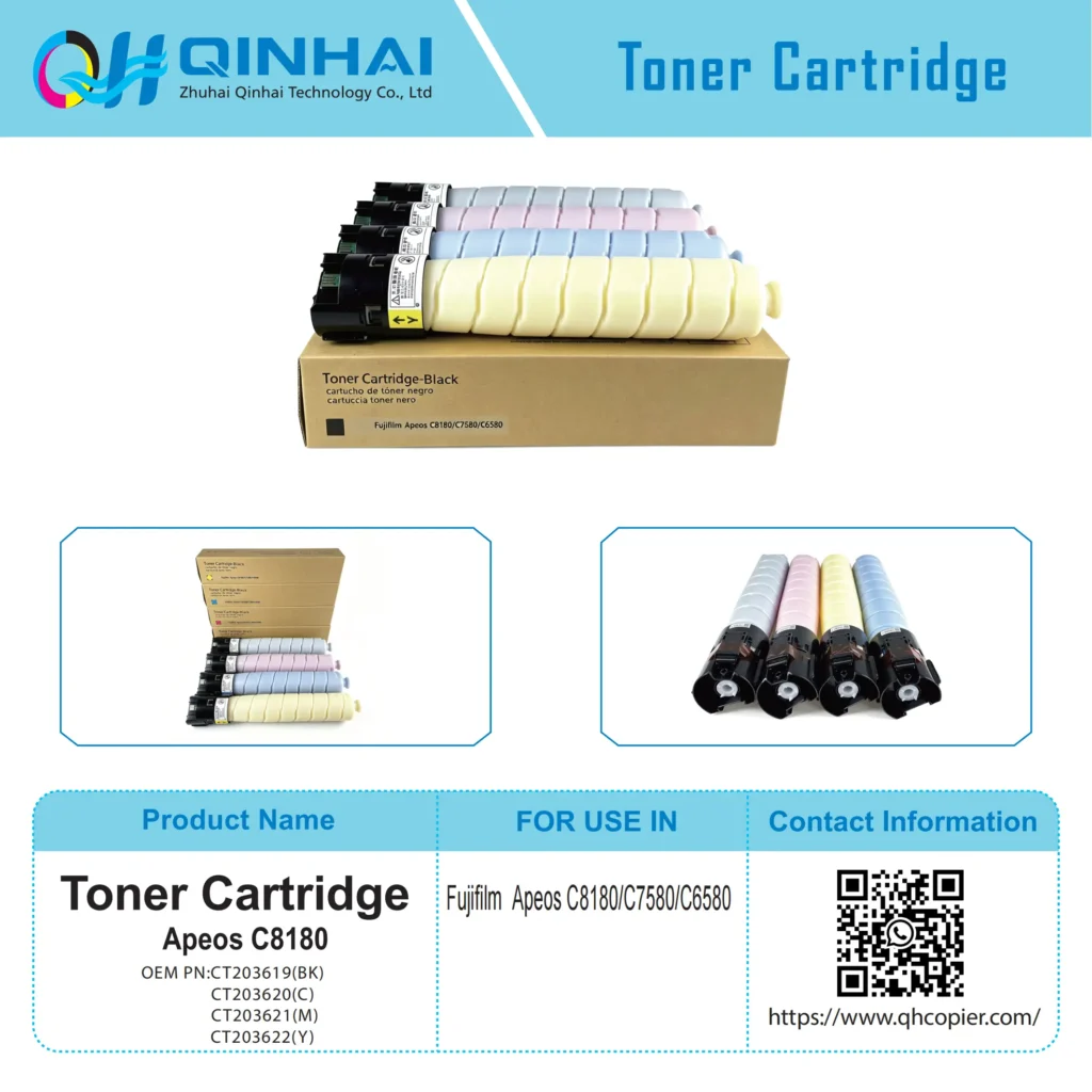 fuji xerox apeos c8180 color a3 digital multifunction copier toner cartridge