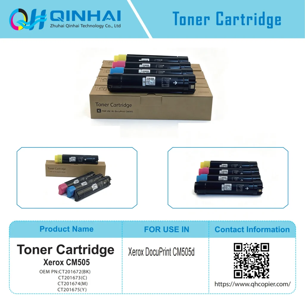 fuji xerox cm505 color a4 laser printer toner cartridge