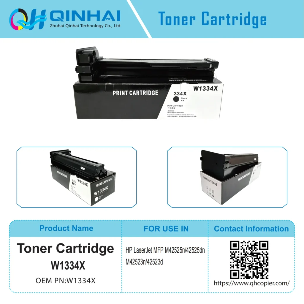 hp w1334x high yield monochrome laser printer toner cartridge