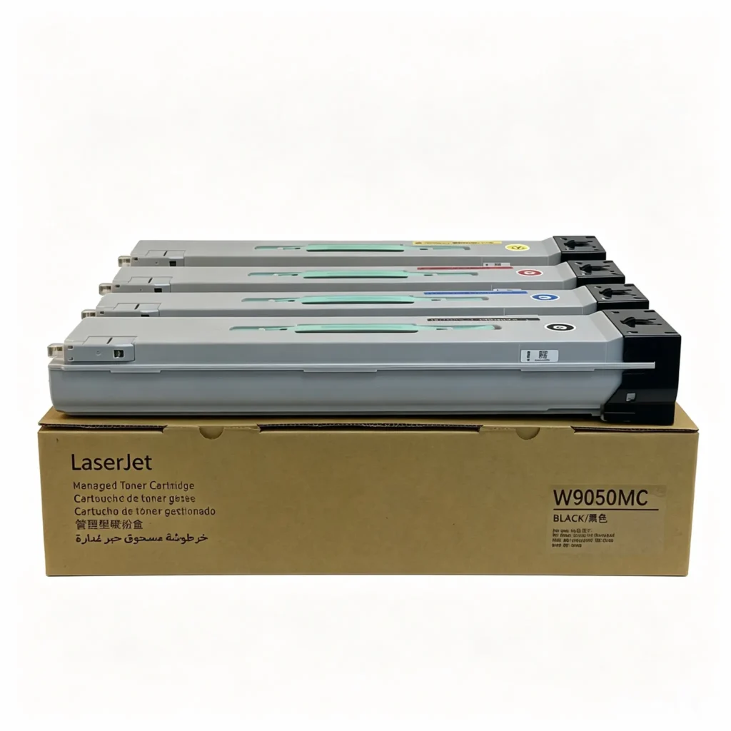 hp w9050/9051/9052/9053mc managed high yield color laser printer toner cartridge