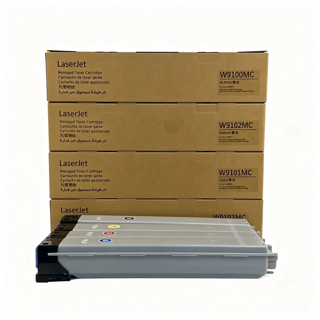 product name: hp w9100/9101/9102/9103mc managed color toner cartridge