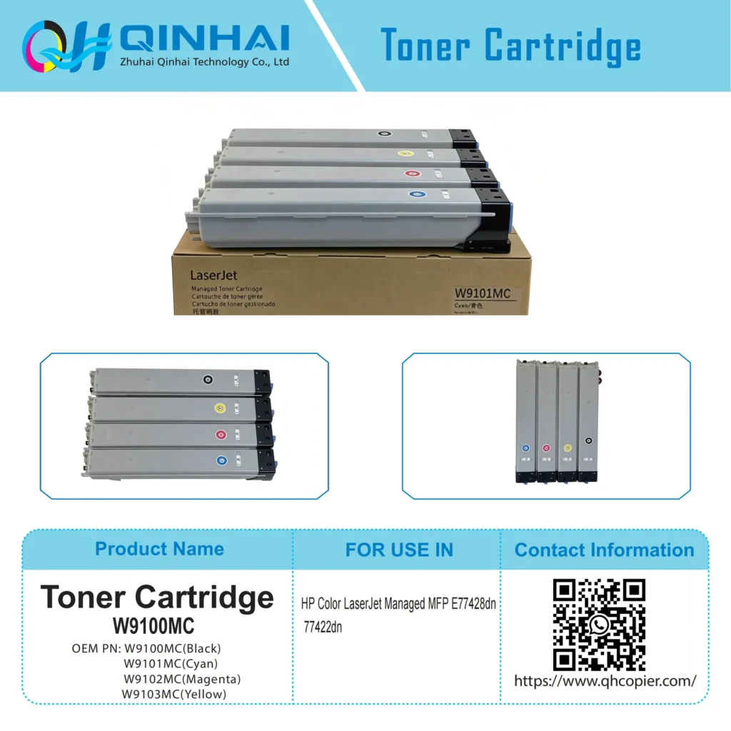 product name: hp w9100/9101/9102/9103mc managed color toner cartridge