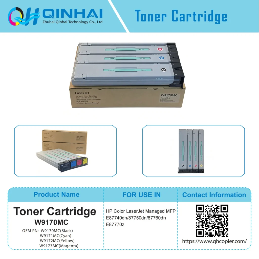 hp w9170/9171/9172/9173mc managed highyield color toner cartridge