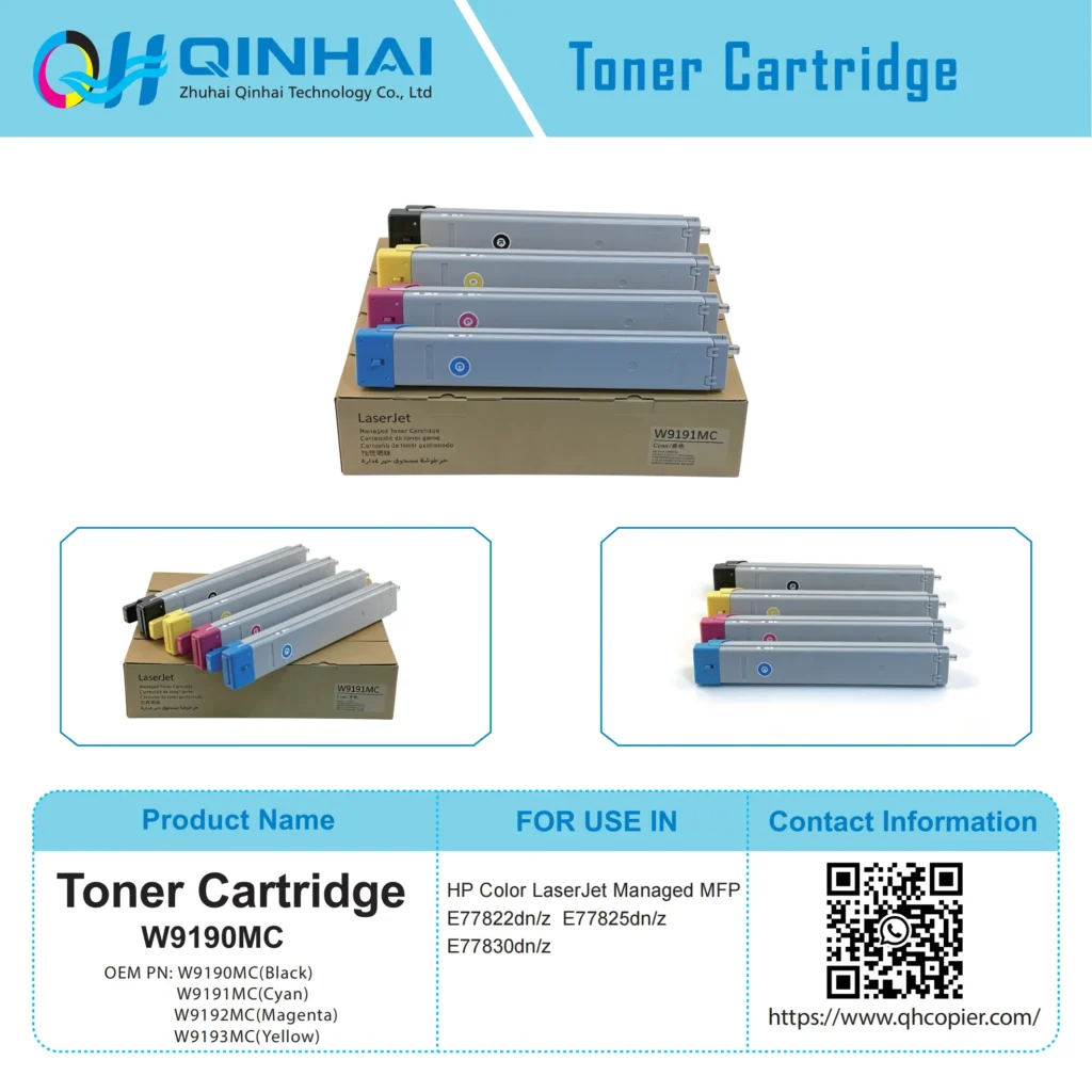 hp w9190/9191/9192/9193mc managed color toner cartridge