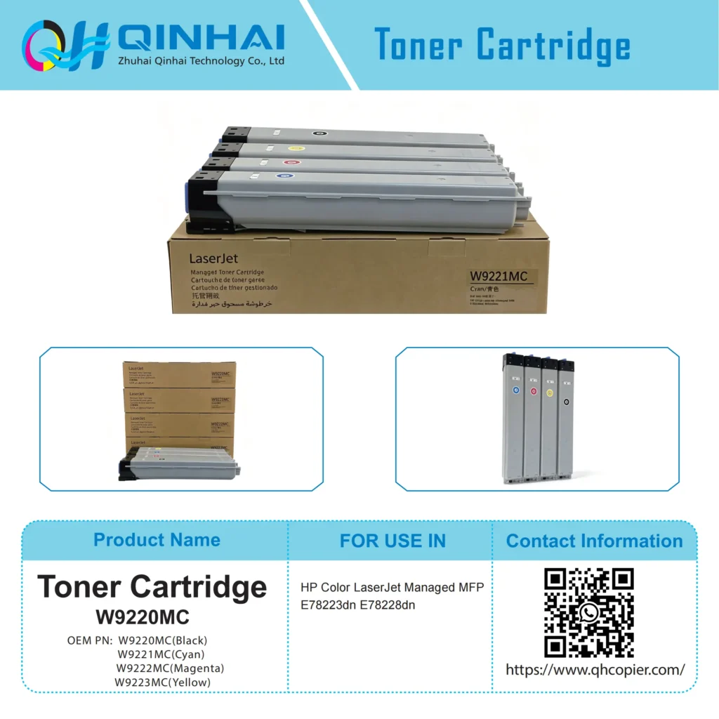 product name: hp w9220/9221/9222/9223mc managed highyield color toner cartridge