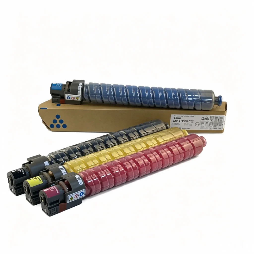 ricoh mp c3502c dsc1230 color mfp full set toner cartridge