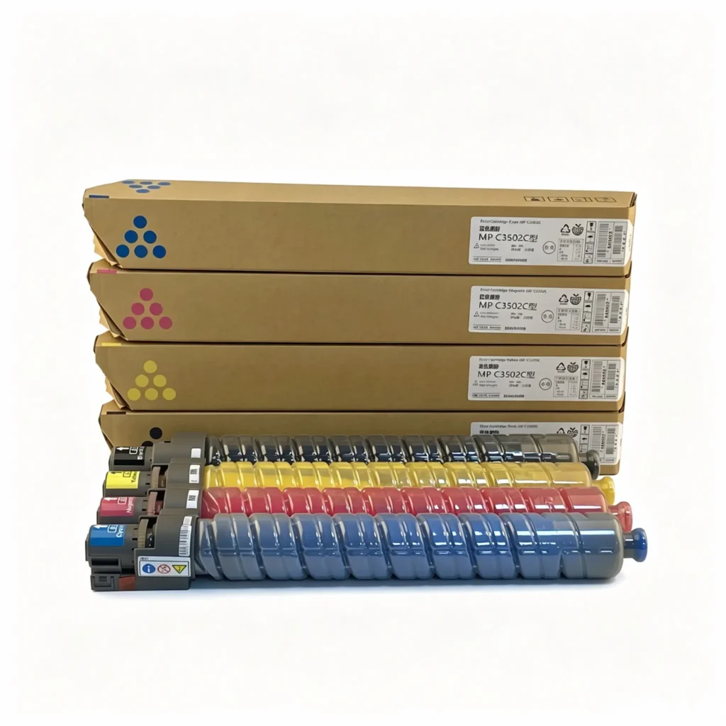 ricoh mp c3502c dsc1230 color mfp full set toner cartridge