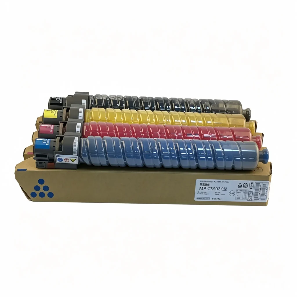 ricoh mp c3502c dsc1230 color mfp full set toner cartridge